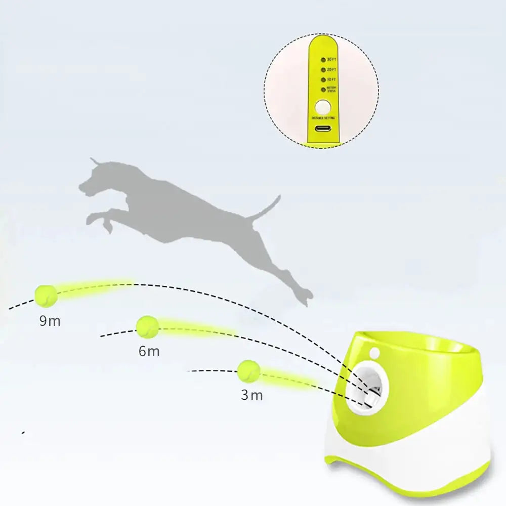 Automatic Tennis Ball Launcher For Pets